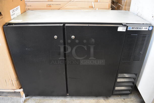 BRAND NEW! Beverage Air Model BB48Y-1-B-27 Metal Commercial 2 Door Undercounter Cooler. 115 Volts, 1 Phase. 48x24x35. Tested and Working!