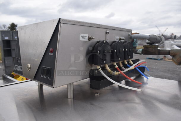 Ecolab ES2000 ENERGY STAR Stainless Steel Commercial Straight Pass Through Dishwasher. 115/230 Volts, 1 Phase. Goes GREAT w/ Lots 239 and 241! 30x30x66 - Image 7 of 10