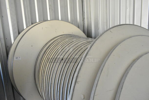 34 Various Round Folding Table. 72x72x30, 60x60x30. 34 Times Your Bid!  - Image 4 of 4