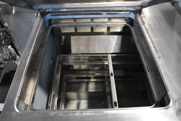 Delfield UCD4432N-9M Stainless Steel Commercial Prep Table w/ 2 Drawers on Commercial Casters. 115 Volts, 1 Phase. 32x32x35. Tested and Powers On But Does Not Get Cold - Image 4 of 6