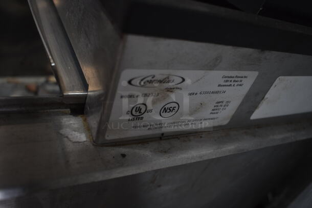 Cornelius CB2323 Stainless Steel Commercial 8 Flavor Carbonated Beverage Machine on Drop In Ice Bin. 115 Volts, 1 Phase.  - Image 10 of 11
