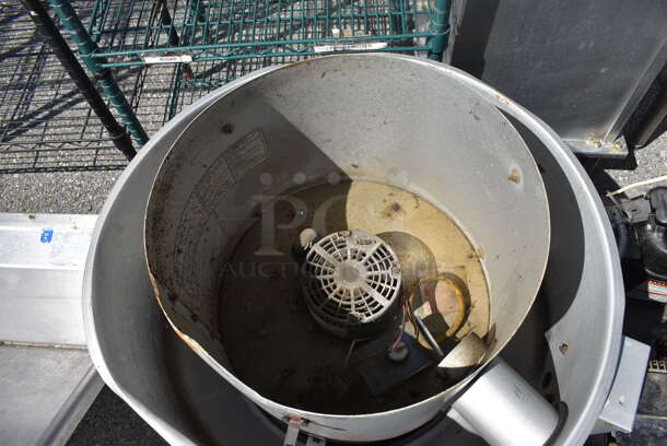 CaptiveAire Model DU30HFA Metal Commercial Rooftop Mushroom Exhaust Fan. 115 Volts, 1 Phase. 27x27x26 - Image 4 of 7