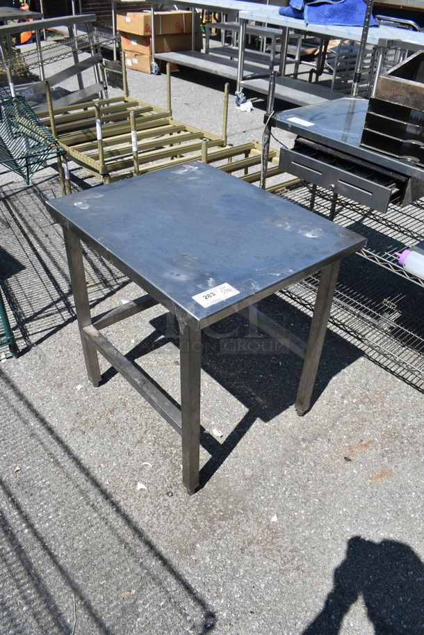 Stainless Steel Equipment Stand On Galvanized Legs - Image 2 of 3