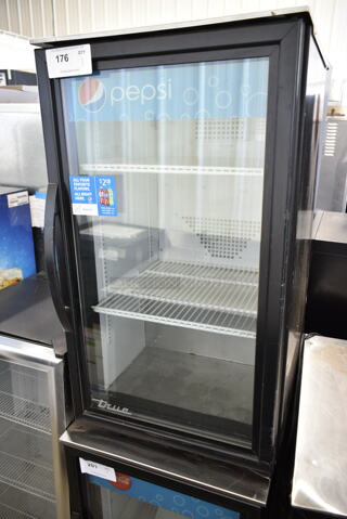 2017 True GDM-06-HC Metal Commercial Mini Cooler Merchandiser w/ Poly Racks. 115 Volts, 1 Phase. Tested and Working!