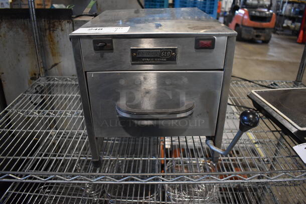 Ember Glo AR10 Stainless Steel Commercial Countertop Electric Powered Steamer. 13x20x12. Tested and Working!