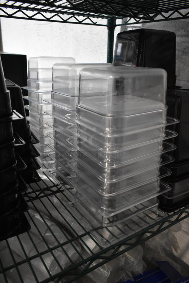 ALL ONE MONEY! Tier Lot of Various Items Including Poly Syrup Pourers, Metal Muffin Baking Pan, Poly Drop In Bins, Glass Container, Poly Pitchers - Image 12 of 12