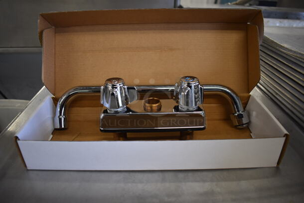BRAND NEW IN BOX! Metal Faucet and Handles. 6x2x12 - Image 2 of 4