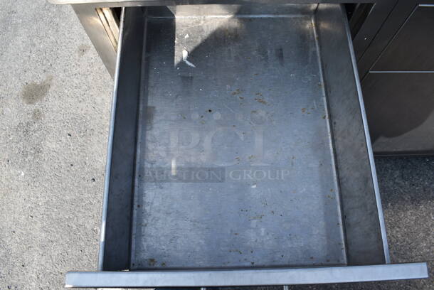 Stainless Steel 2 Bay Sink Enclosure w/ Drawers and Undercabinet Spacing and Gooseneck Faucet - Image 4 of 9