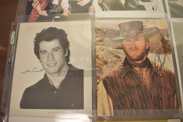 12 Autographed Headshots Including Three's Company Cast, Bette Midler, John Travolta, Gene Kelly, and Arnold Schwarzenegger. 12 Times Your Bid! - Image 5 of 8