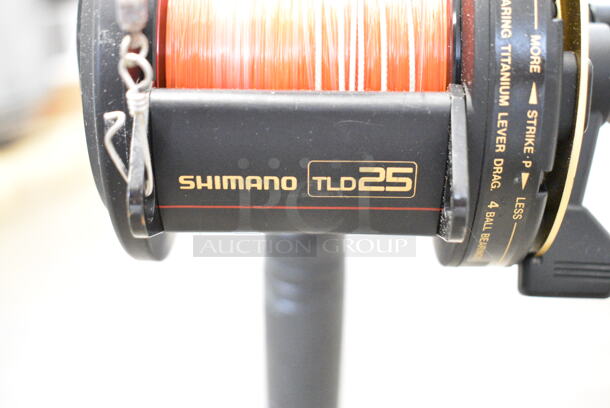 Crowder Rods ESU6630 E Series Fishing Rod w/ Shimano TLD25 Reel.  - Image 8 of 12