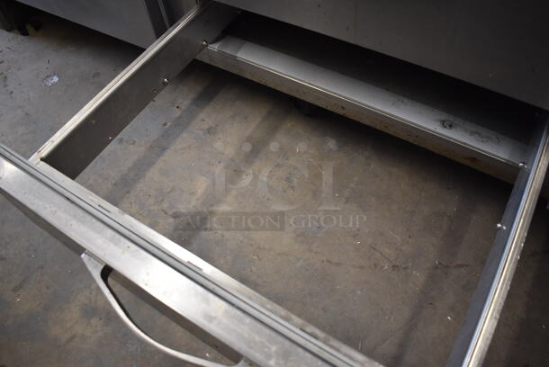 Beverage Air Stainless Steel Commercial 4 Drawer Chef Base on Commercial Casters. 115 Volts, 1 Phase. 84x32x26.5. Tested and Working! - Image 5 of 7