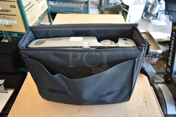 Epson EMP-X3 Projector in Bag. 100-240 Volts, 1 Phase.  - Image 2 of 10