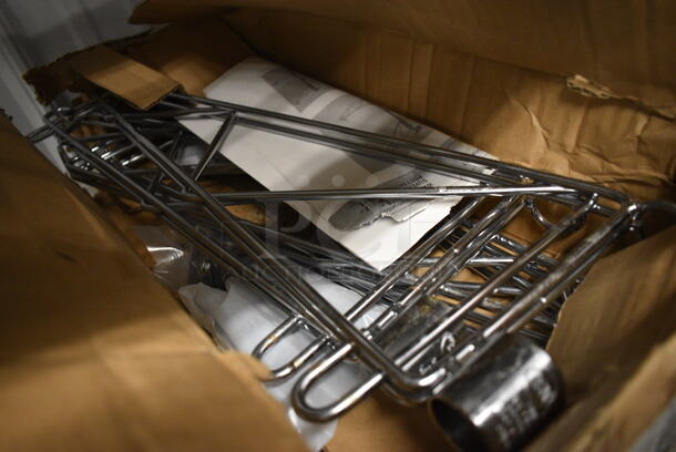 ALL ONE MONEY! Lot of 4 Chrome Finish Brackets! 1.5x20.5x7.5 - Image 2 of 4
