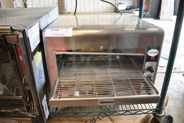 BRAND NEW SCRATCH AND DENT! 2023 Omcan TS-7000 Stainless Steel Commercial Countertop Conveyor Oven. 240 Volts.  - Image 2 of 7