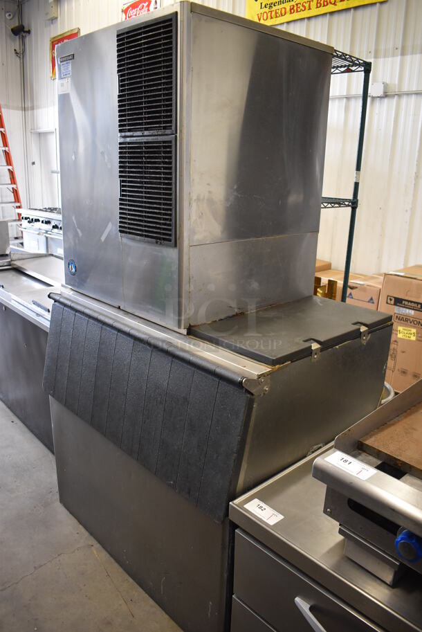Hoshizaki KM-901MAH Stainless Steel Commercial Ice Head on Commercial Ice Bin. 208-230 Volts, 1 Phase. 44.5x33x77.5 - Image 1 of 6