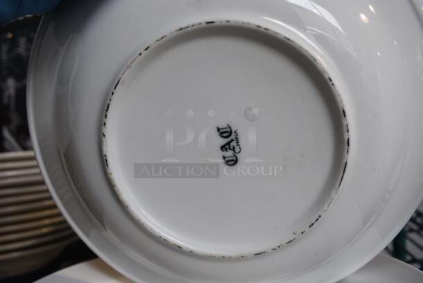 29 White Ceramic Plates. 9x9x1.5. 29 Times Your Bid! - Image 3 of 3