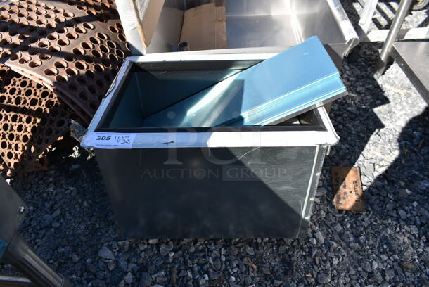 BRAND NEW SCRATCH AND DENT! Stainless Steel Commercial Drop In Ice Bin w/ Cold Plate. - Image 1 of 3