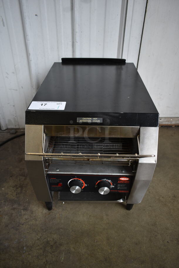 Hatco TQ-20BA Stainless Steel Commercial Countertop Electric Powered Conveyor Toaster. 208 Volts, 1 Phase. 