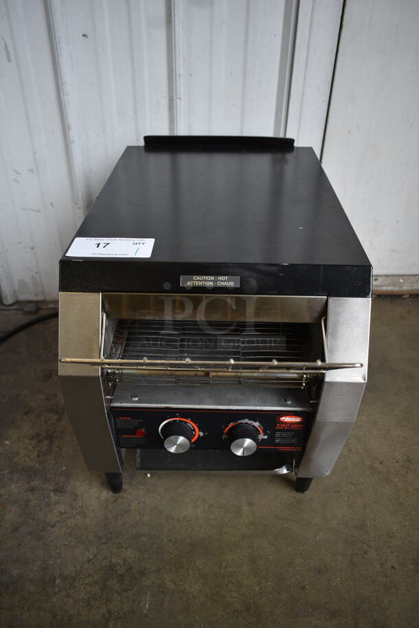Hatco TQ-20BA Stainless Steel Commercial Countertop Electric Powered Conveyor Toaster. 208 Volts, 1 Phase.  - Image 1 of 4