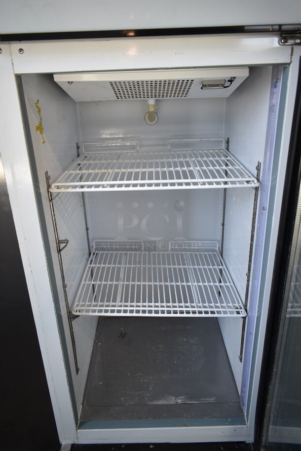 Maxx Cold Metal Commercial Single Door Reach In Cooler Merchandiser w/ Poly Coated Racks. Tested and Working! - Image 5 of 7