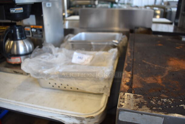 4 Stainless Steel 1/2 Size Perforated Drop In Bins. 1/2x2.5, 1/2x4. 4 Times Your Bid! - Image 3 of 4