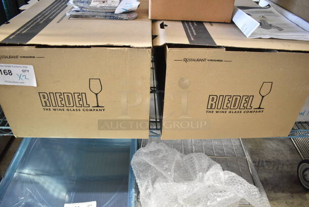 2 Boxes of 11 BRAND NEW! Riedel Chardonnay Glasses. 2 Times Your Bid!  - Image 2 of 5