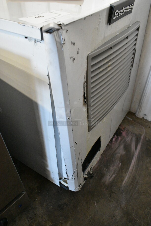 BRAND NEW SCRATCH AND DENT! 2024 Scotsman MC0322MA-1A Stainless Steel Prodigy Elite Series 22" Medium Cube Ice Machine - 356 lb.. 115 Volts, 1 Phase.  - Image 6 of 9