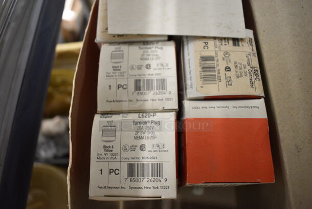 ALL ONE MONEY! Lot of 6 BRAND NEW IN BOX! Pass & Seymour Turnlok Plugs.  - Image 3 of 3