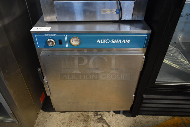 Alto Shaam 750-S Stainless Steel Commercial Heated Holding Cabinet on Commercial Casters. 125 Volts, 1 Phase. Cannot Test Due To Missing Power Cord
