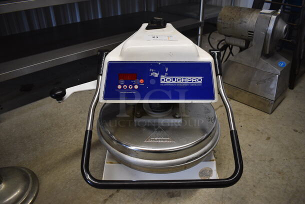 DoughPro Metal Commercial Countertop Dough Press Machine. 208 Volts, 1 Phase. 22x29x21