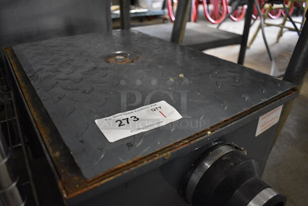 Watts Model WD-20 Metal Commercial Grease Trap. 16x31x15 - Image 3 of 4