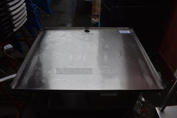 Stainless Steel Equipment Stand w/ Under Shelf and Drawer on Commercial Casters.  - Image 2 of 7