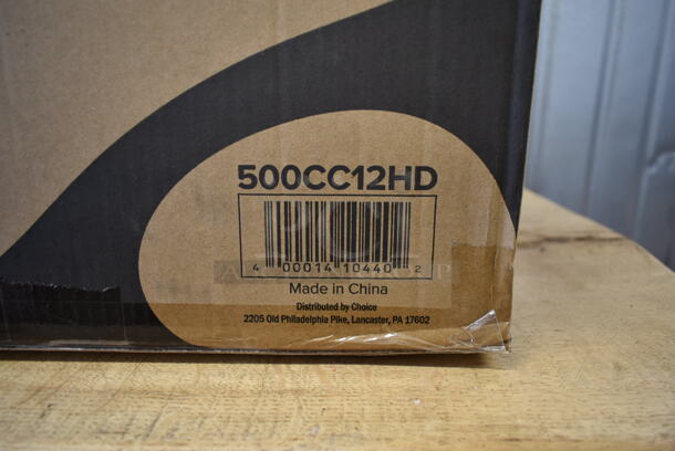BRAND NEW! Choice 12 oz Clear Heavyweight Plastic Cold Cups. - Image 2 of 3