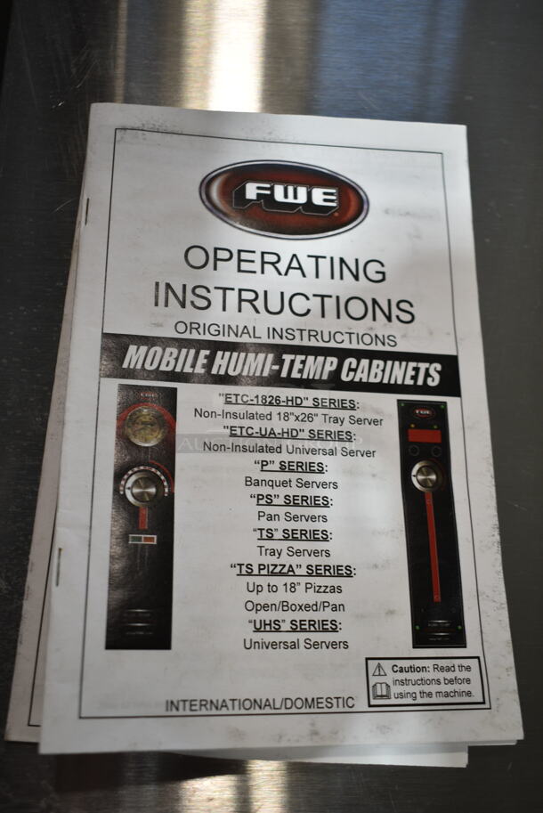 BRAND NEW! FWE TS-1633-14 Stainless Steel Commercial Heated Holding Cabinet on Commercial Casters. 120 Volts, 1 Phase. Tested and Working! - Image 4 of 5