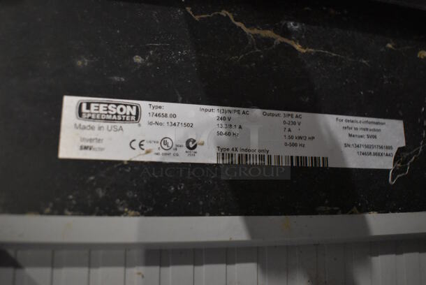 Metal Commercial Floor Style Mixer w/ Leeson SM4Series 174658.00 Flux Vector. 240 Volts, 3 Phase. - Image 5 of 6