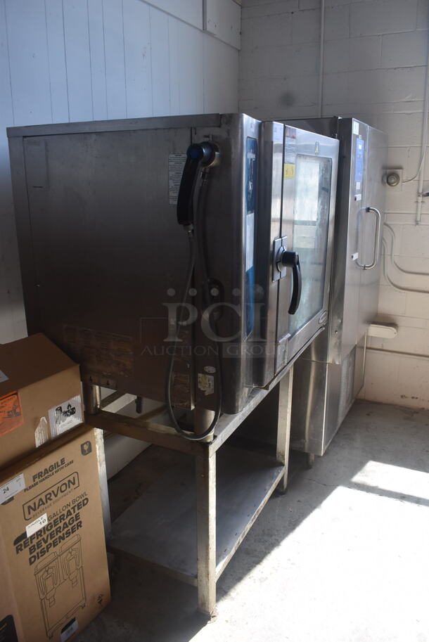 2014 Alto-Shaam Commercial Stainless Steel Gas Powered Combitherm With Polycoated Racks On Galvanized Legs. 208-250 Volt 3 Phase - Image 2 of 5