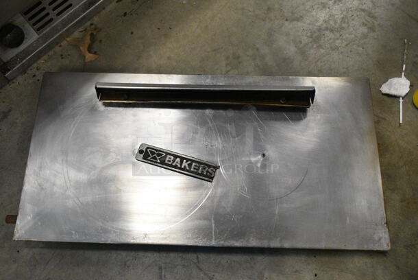 Bakers Pride P46S Stainless Steel Commercial Countertop Electric Powered 2 Deck Pizza Oven w/ Broken Cooking Stones. One Door Needs To Be Reattached. 208 Volts, 1 Phase. - Image 6 of 7