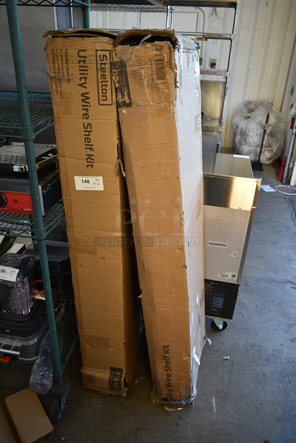 2 BRAND NEW IN BOX! Steelton 465B1860KE5 Utility Wire Shelf Kit. 2 Times Your Bid! - Image 2 of 4