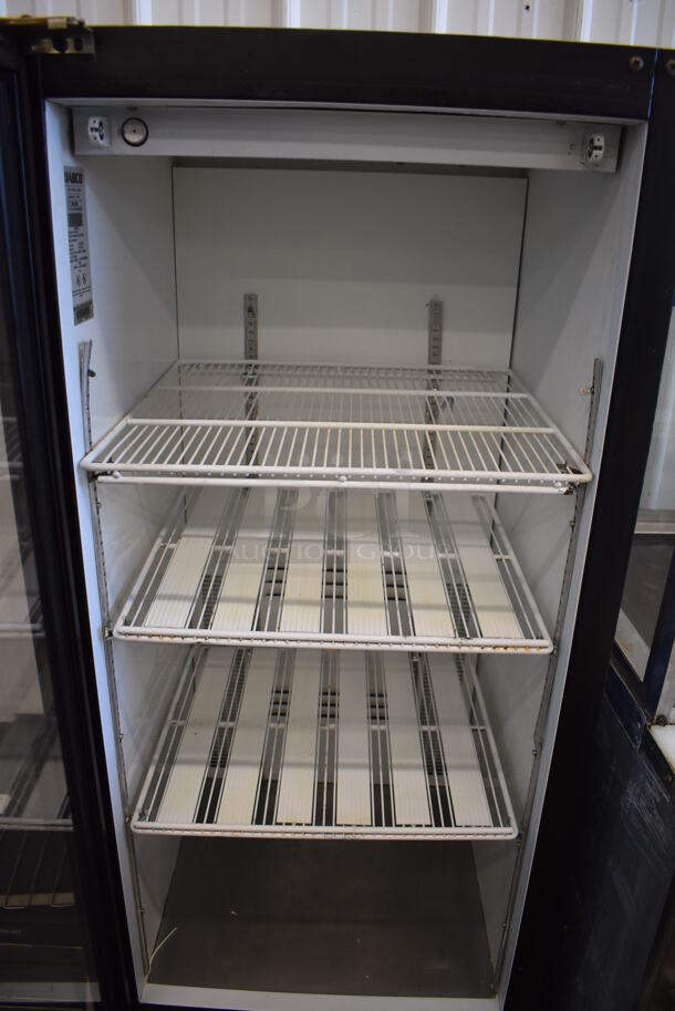 Habco ESM12 Metal Commercial Single Door Reach In Cooler Merchandiser w/ Poly Coated Racks. 115 Volts, 1 Phase. 24x24x63. Tested and Working! - Image 4 of 5