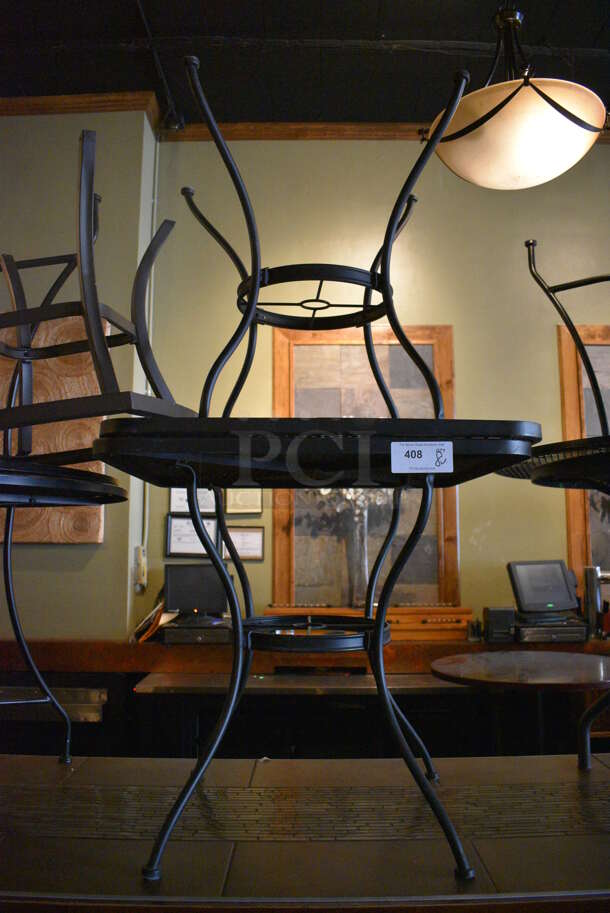 8 Various Metal Outdoor Patio Tables and End Tables. BUYER MUST REMOVE. Includes 30x30x29. 8 Times Your Bid! (Susquehanna Ale House) - Image 2 of 5