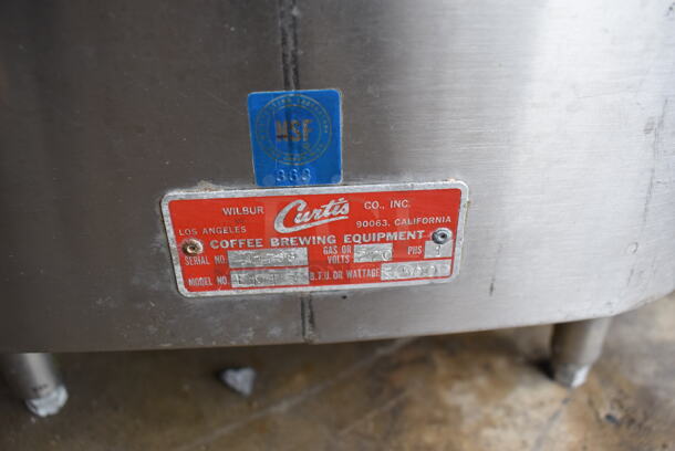 Curtis EMT3 Stainless Steel Commercial Countertop Coffee Brewer. 220 Volts, 1 Phase. 32x19x24 - Image 6 of 6