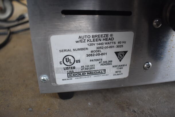 2021 Gold Medal 3052-00-001 Stainless Steel Commercial Countertop Cotton Candy Machine. 120 Volts, 1 Phase. 27x27x34. Tested and Working! - Image 8 of 8