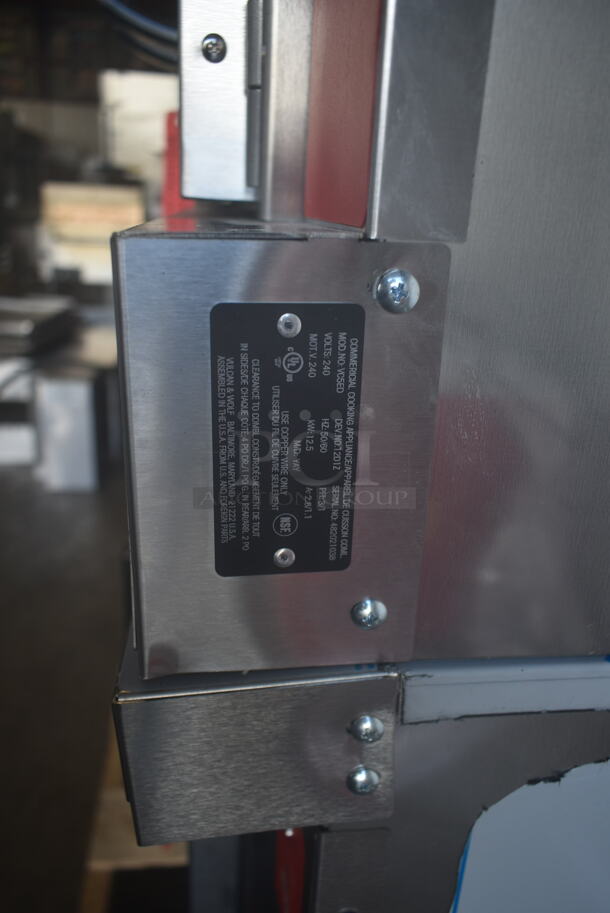 2 BRAND NEW SCRATCH AND DENT! Vulcan VC5ED ENERGY STAR Stainless Steel Commercial Electric Powered Full Size Convection Oven w/ View Through Doors, Metal Oven Racks and Thermostatic Controls. 208 Volts, 1/3 Phase. 2 Times Your Bid! - Image 6 of 7