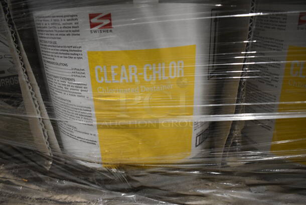 PALLET LOT of 36 Buckets of Swisher Clear Chlor Chlorinated Destainer. 12x12x16. 36 Times Your Bid! - Image 5 of 5