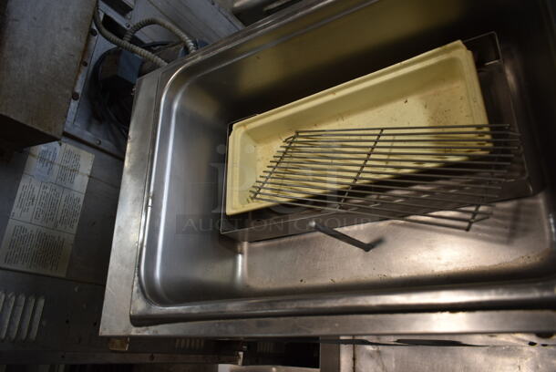 SaniServ 0071E Stainless Steel Commercial Countertop Single Flavor Soft Serve Ice Cream Machine.  - Image 5 of 6