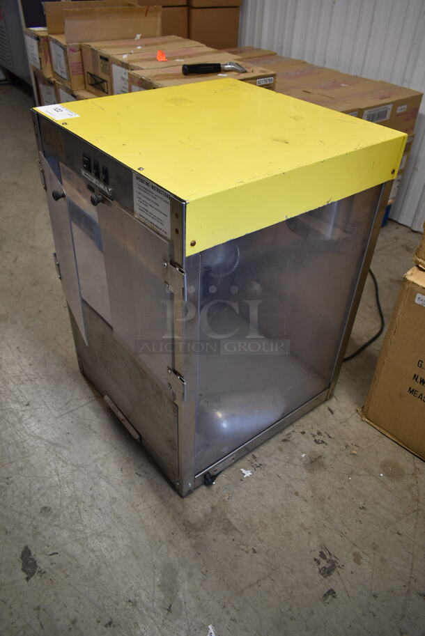 American Permanent Ware PC-1A Stainless Steel Commercial Countertop Popcorn Machine Merchandiser. 120 Volts, 1 Phase. Tested and Working! - Image 7 of 9