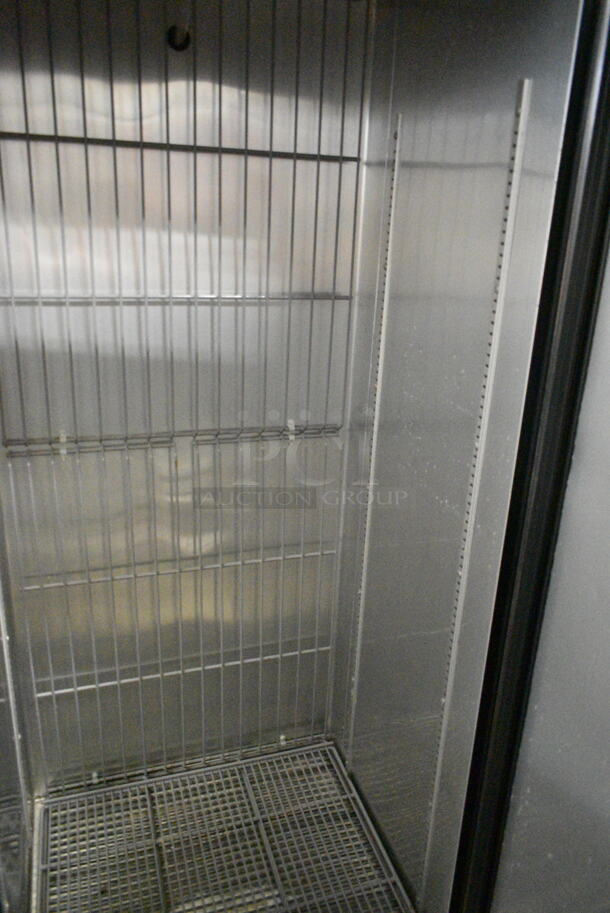 2016 True T-19F Stainless Steel Commercial Single Door Reach In Freezer w/ Poly Coated Racks and Commercial Casters. 115 Volts, 1 Phase. Tested and Working! - Image 5 of 8