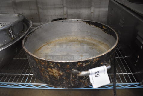 Metal Stock Pot. 20.5x16.5x5.5