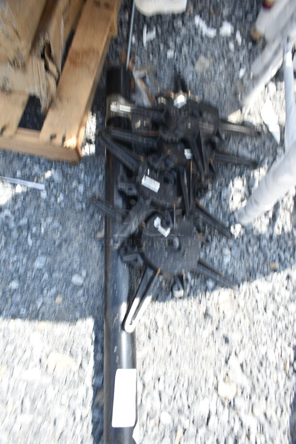 BRAND NEW SCRATCH AND DENT! Lot of Various Table Leg Pieces; 1 Column and 4 Top Pieces.  - Image 4 of 4