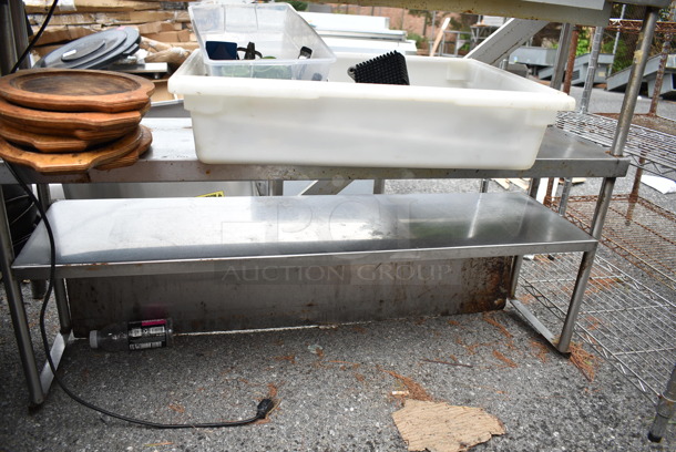 Stainless Steel 3 Tier Over Shelf. Does Not Include Contents.  - Image 2 of 3